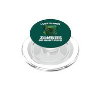 Me Gustan Las Plantas Zombis y Tal Vez 3 Personas Divertido Halloween PopSockets PopGrip para MagSafe
