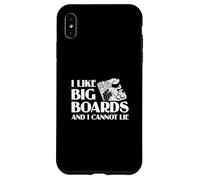 Me gustan las tablas grandes y no puedo mentir artistas divertidos de embutidos Carcasa para iPhone XS Max