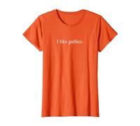 Me Gustan los barrancos Camiseta, Mujer, Naranja, S