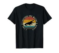 Me Gustan los caimanes y Tal Vez 3 Personas cocodrilo Divertido Camiseta