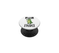 Me Gustan los caimanes y Tal Vez 3 Personas cocodrilo Divertido PopSockets PopGrip Adhesivo