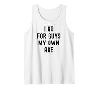 Me Gustan los Chicos de mi Edad, White Lie Party, Divertido y sarcástico Camiseta sin Mangas