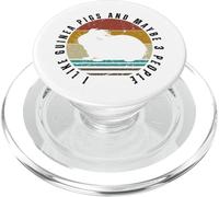 Me Gustan los Conejillos de Indias y Tal Vez 3 Personas cobayas Divertidas PopSockets PopGrip para MagSafe