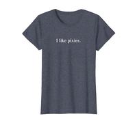 Me Gustan los Duendes Camiseta, Mujer, Azul Jaspeado, 3XL