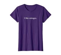 Me Gustan los espejismos Camiseta, Mujer, Morado, L