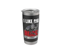 Me gustan los insectos grandes y no puedo mentir mariposas Entomólogo Vaso térmico de acero inoxidable de doble pared