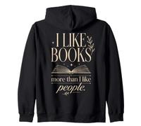 Me Gustan los Libros más de lo Que me Gusta la Gente Amante de los Sudadera con Capucha