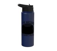 Me gustan los mapaches y tal vez 3 personas mapache divertido Stainless Steel Insulated Water Bottle