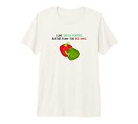 Me Gustan los pimientos Verdes Mejor Que los Rojos Camiseta Premium