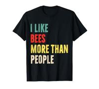Me Gustan más Las Abejas Que la Gente Apicultor Divertido Camiseta