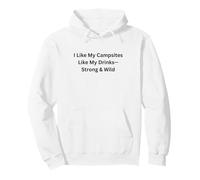 Me Gustan mis campamentos como mis Bebidas Fuerte y Salvaje Camping Divertido Sudadera con Capucha
