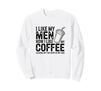 Me Gustan mis Hombres Café sarcástico Humor matutino Mujeres descaradas Sudadera