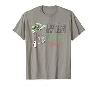 Me Gustan mis Hombres, cómo me Gustan mis Medias colgadas, Divertida Navidad Camiseta