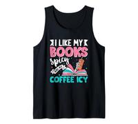 Me Gustan mis Libros Café Picante Helado Camiseta sin Mangas
