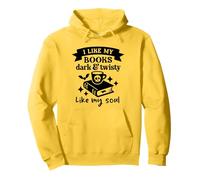 Me gustan mis libros oscuros y retorcidos como mi alma - Gothic Reader Sudadera con Capucha