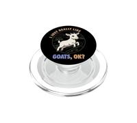 Me Gustan Mucho Las Cabras Ok Animal de Granja Lindo Soanen Goat PopSockets PopGrip para MagSafe