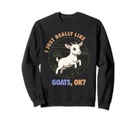 Me Gustan Mucho Las Cabras Ok Animal de Granja Lindo Soanen Goat Sudadera