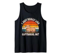 Me Gustan Mucho los capibaras, Divertidos capibaras, roedores, capibaras, niños Camiseta sin Mangas