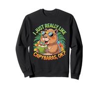Me Gustan Mucho los capibaras, Divertidos capibaras, roedores, capibaras, niños Sudadera