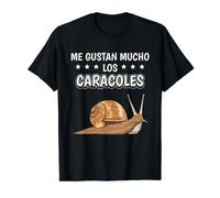 Me gustan mucho los Caracoles Accesorios Caracol Camiseta