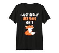 Me Gustan Mucho los Zorros Ok - Foxes Fox Head Fox Camiseta Premium