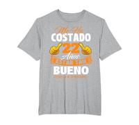 Me ha costado 22 años Estar Tan Bueno - Cumpleaños Camiseta, Hombre Tallas Grandes, Gris Jaspeado, 4X Alto