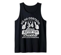 me ha costado 34 años Estar Tan Bueno 34 Cumpleaños Camiseta sin Mangas