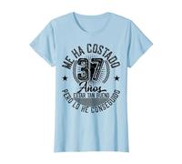 Me Ha Costado 37 Años Cumpleaños Hombres Mujeres Camiseta, Mujer, Azul Bebé, L