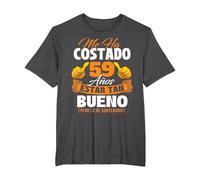 Me ha costado 59 años Estar Tan Bueno - Cumpleaños Camiseta, Hombre Tallas Grandes, Jaspeado Oscuro, 3X Alto