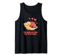 Me Haces Salir de mi Amor de Cangrejo ermitaño de Concha Camiseta sin Mangas