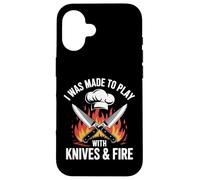 Me hicieron jugar con cuchillos y Fire Chef Carcasa para iPhone 16