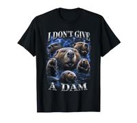 Me Importa un bledo el Pirata de Beaver Divertido Camiseta