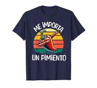 Me Importa Un Pimiento Camiseta, Hombre, Azul Marino, 5XL