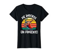 Me Importa Un Pimiento Camiseta, Mujer, Negro, 3XL