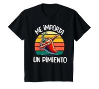 Me Importa Un Pimiento Camiseta, Niños, Negro, 10 años