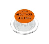 Me importan Tus Sentimientos Funny Idea White Lie Party PopSockets PopGrip para MagSafe