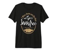 Me levantaré IR a Innisfree William Butler Yeats Irlanda Camiseta Premium