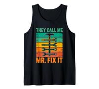 Me llaman Mr. Fix It Hammer Wrench Camiseta sin Mangas