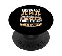 Me Llaman Pi Porque Soy irracional y no sé cuándo PopSockets PopGrip Adhesivo