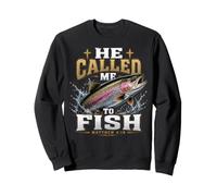 Me llamó a Pescar diseño de Pesca Cristiana Sudadera