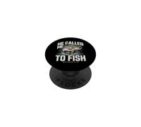 Me llamó a Pescar Mateo 4:19 Pesca Cristiana PopSockets PopGrip Adhesivo