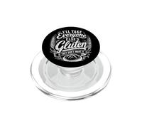 Me llevaré el Gluten de Todos los demás Humor Divertido Amante de los carbohidratos PopSockets PopGrip para MagSafe