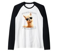 Me Lo Estás Contando y Da Igual. Llama Divertida Sarcástica Camiseta Manga Raglan