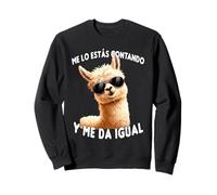 Me Lo Estás Contando y Da Igual. Llama Divertida Sarcástica Sudadera
