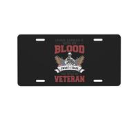 Me lo he Ganado con mi Sudor, Sangre y lágrimas. Puedes heredar el título de Veterano. Placa de matrícula para el Frente del Coche. Placas de matrícula de 6 x 12 Pulgadas. Placas de Metal para Coche.