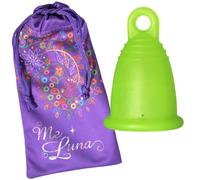 Me Luna Classic - Copa menstrual (anillo, talla L), color verde