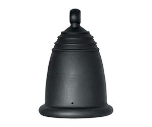 Me Luna Menstrual Taza Classic, Bola, Negro, Tamaño S