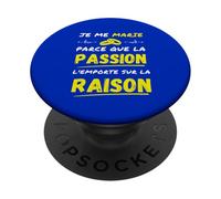 Me María Porque La Razón Supera La Razón PopSockets PopGrip Adhesivo