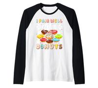 Me maridé bien con donas Camiseta Manga Raglan