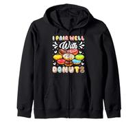Me maridé bien con donas Sudadera con Capucha
